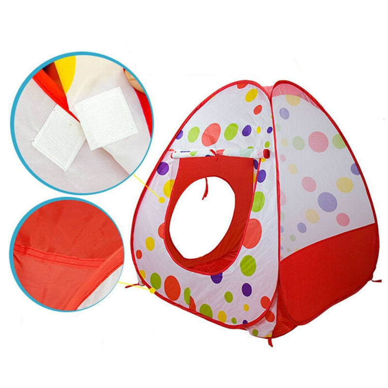 Piscina de Bolinha Infantil 3 em 1 - Play Tent Imbaby