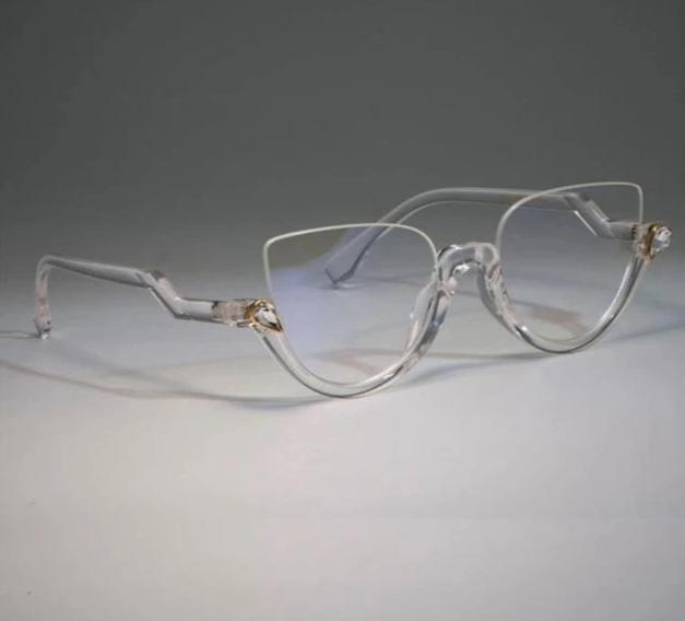 Armação de Óculos de Grau Feminino Meia Taça